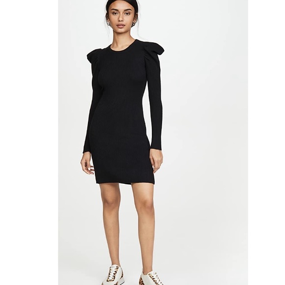 Worn once! Splendid Allston Puff Sleeve Dress in Size M - Picture 3 of 10